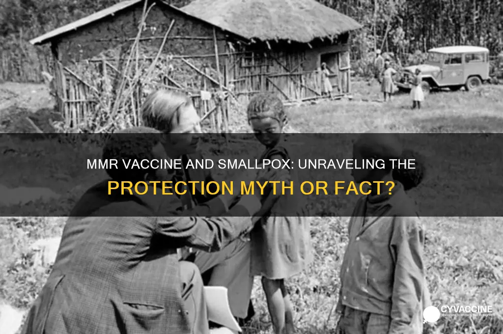 does mmr vaccine protect against smallpox