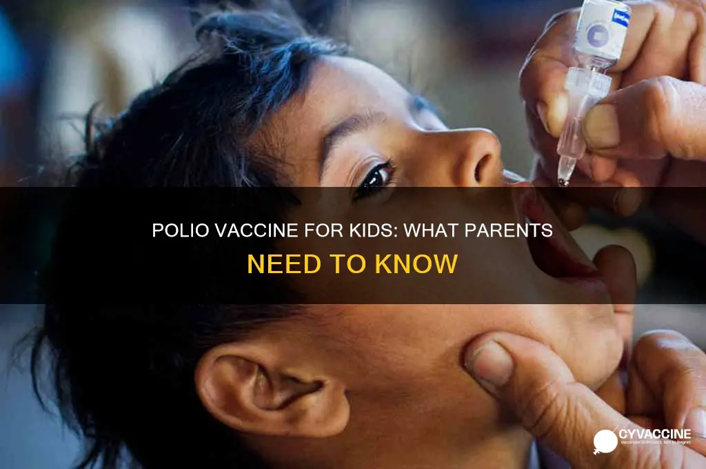 does my child have polio vaccine
