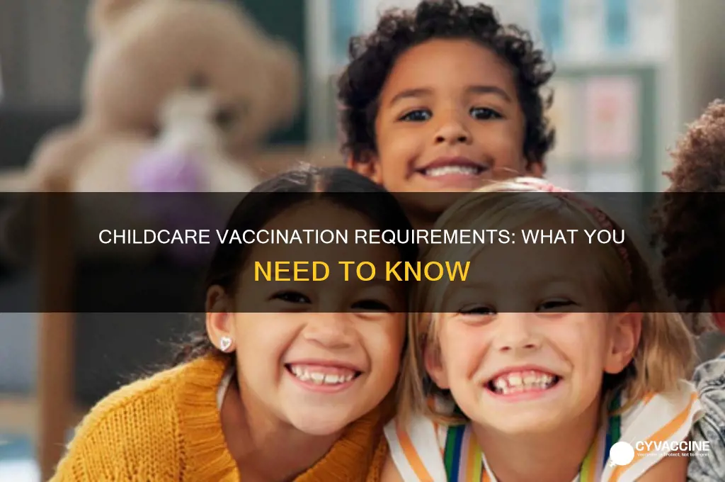 does my child have to be vaccinated to attend daycare