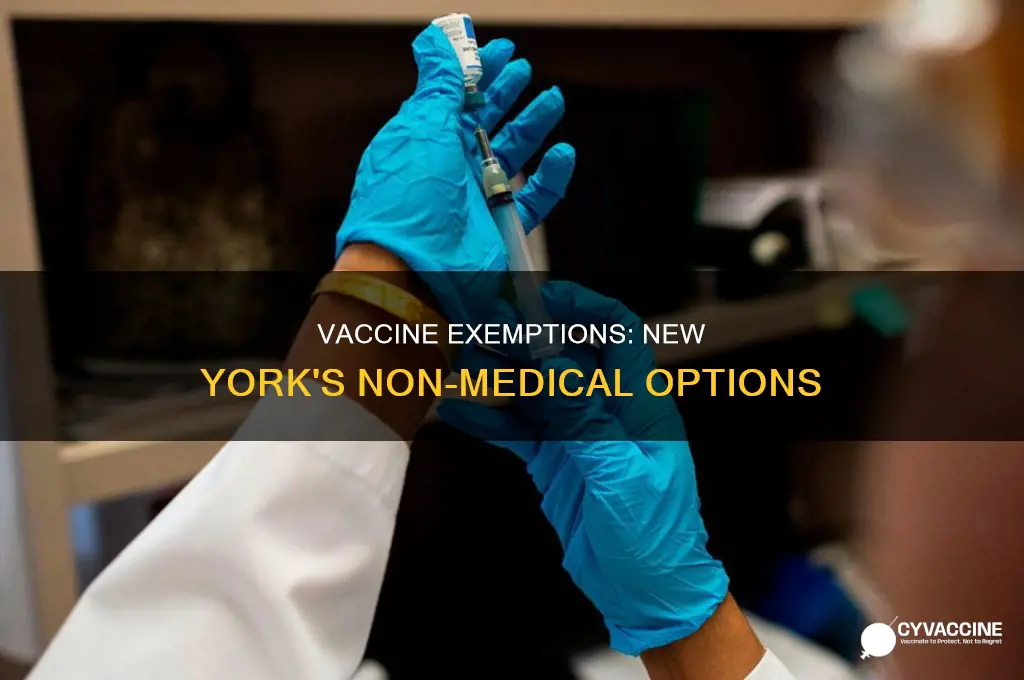 does new york have non-medical vaccine expemtions