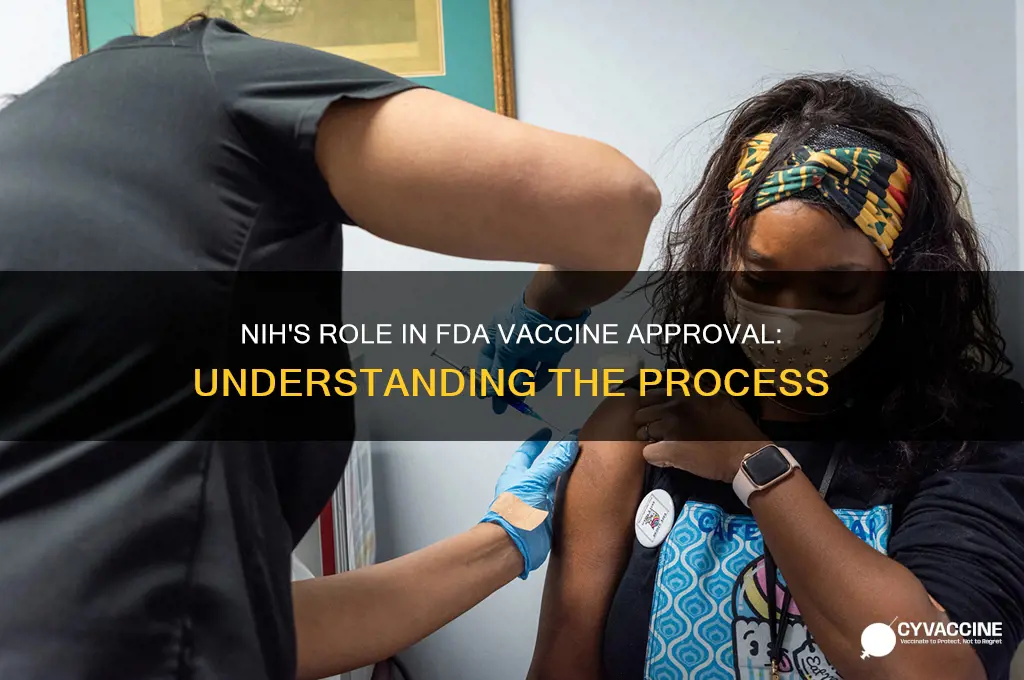 does nih approve vaccines for fda