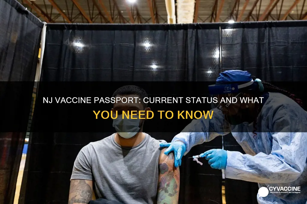does nj have a vaccine passport