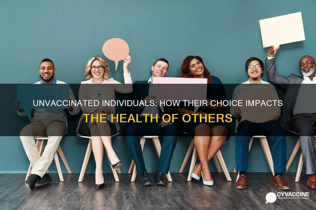 does not being vaccinated affect others
