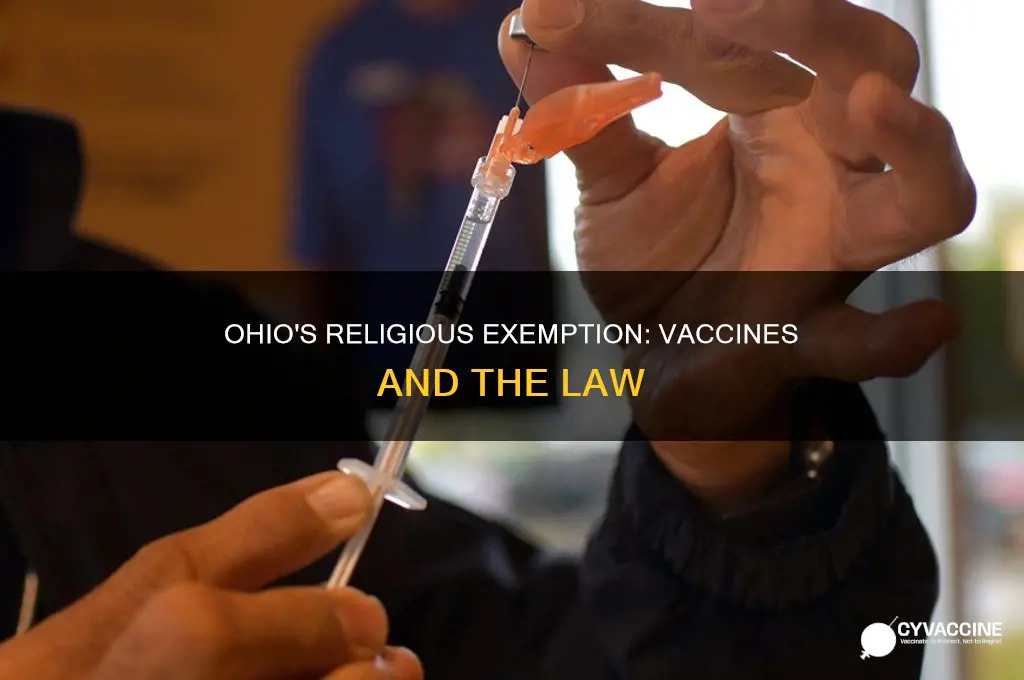 does ohio have a religious exemption for vaccines