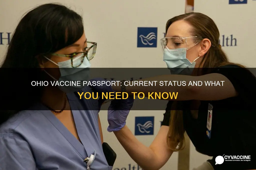 does ohio have a vaccine passport