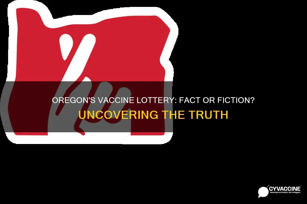 does oregon have a vaccine lottery