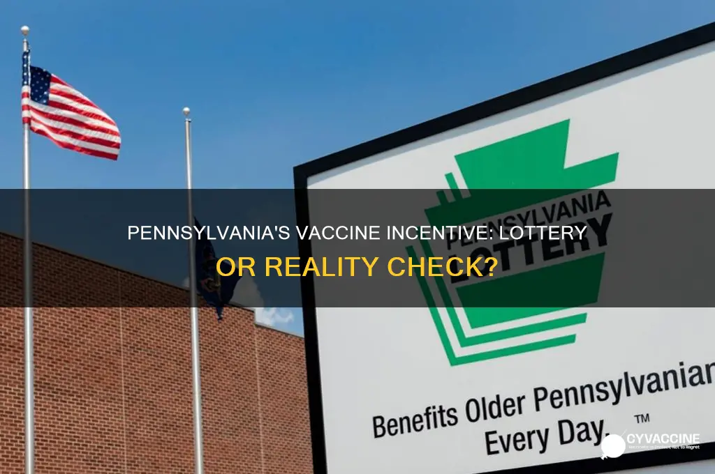 does pa have a vaccine lottery