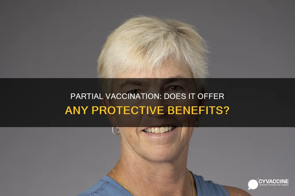 does partial vaccination provide any protection