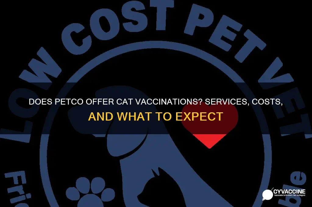 does petco do vaccinations for cats