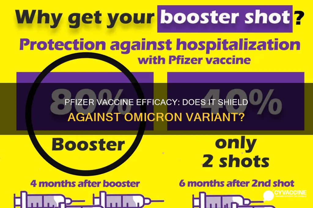 does phizer vaccine protect against omicron