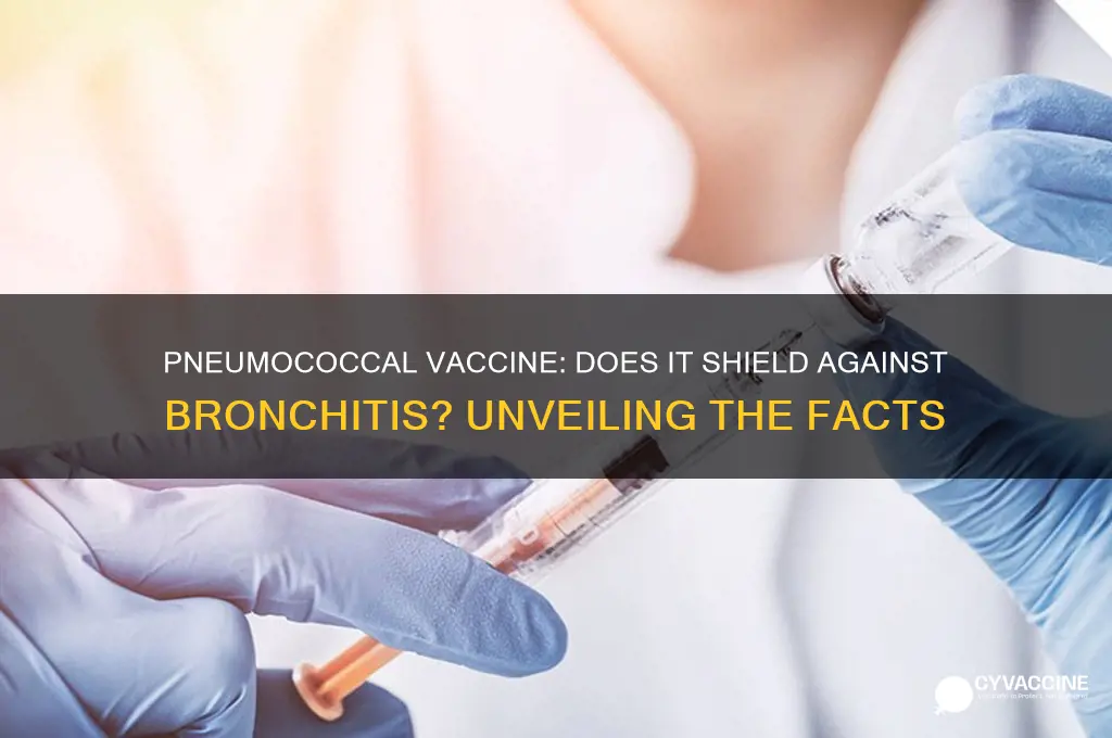 does pneumococcal vaccine protect against bronchitis