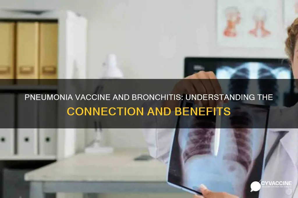 does pneumonia vaccine help with bronchitis