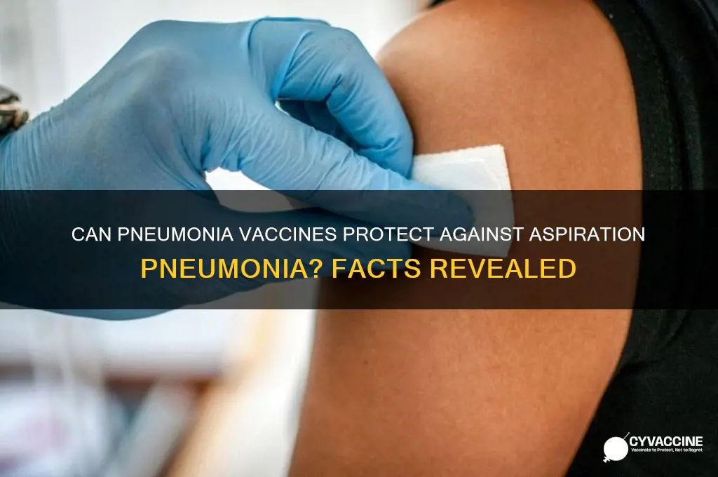 does pneumonia vaccine prevent aspiration pneumonia