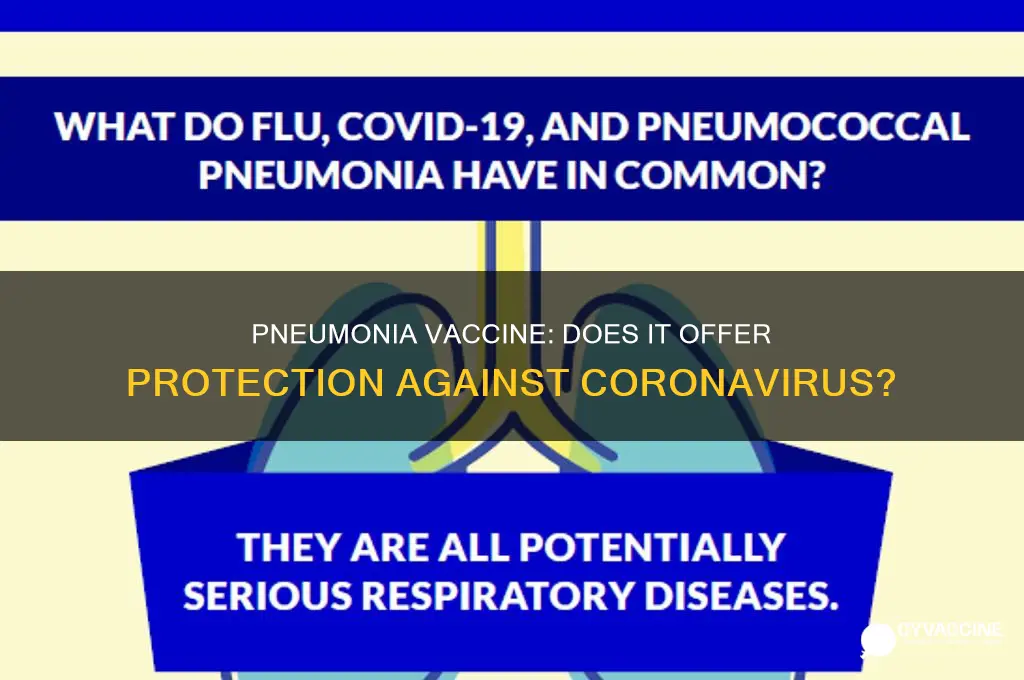 does pneumonia vaccine protect against coronavirus