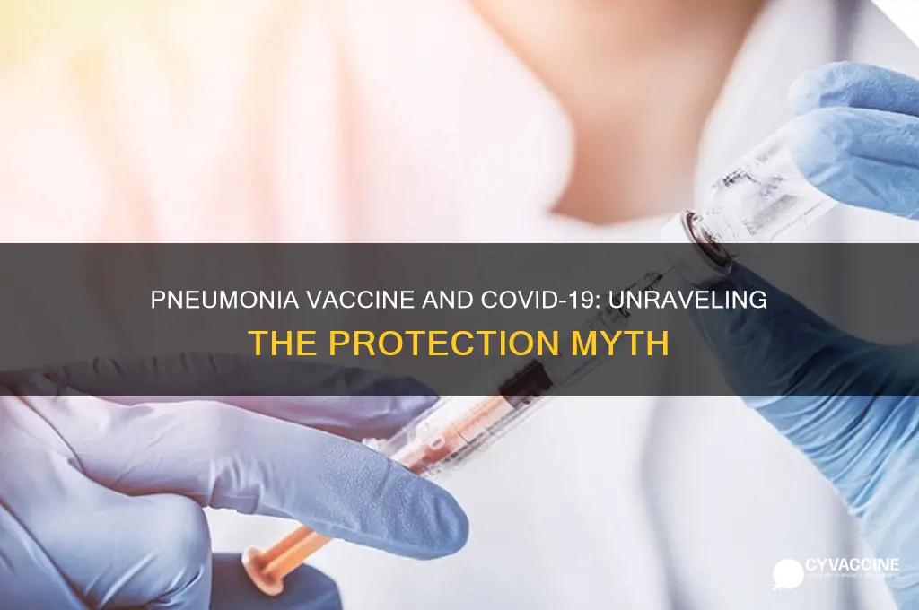 does pneumonia vaccine protect against covid19