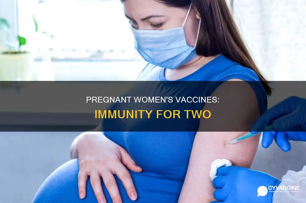 does pregnant women vaccination help fetus gain immunity
