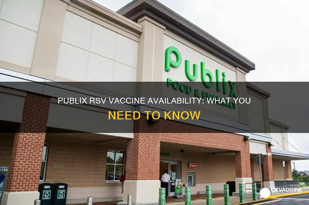 does publix have the rsv vaccine