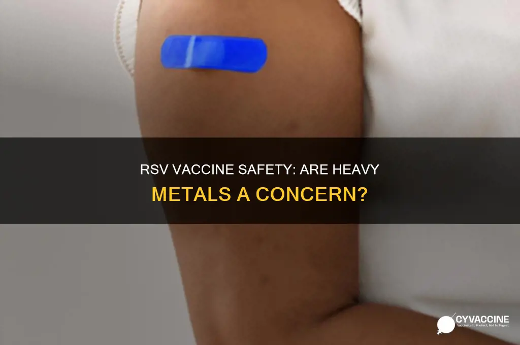 does rsv vaccine have heavy metals