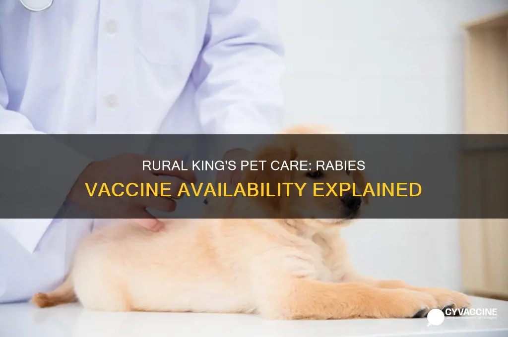 does rural king sell rabies vaccine