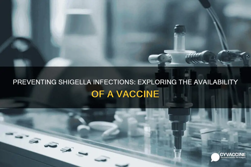 does shigella have a preventative vaccine