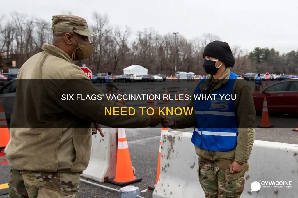 does six flags ask for proof of vaccination