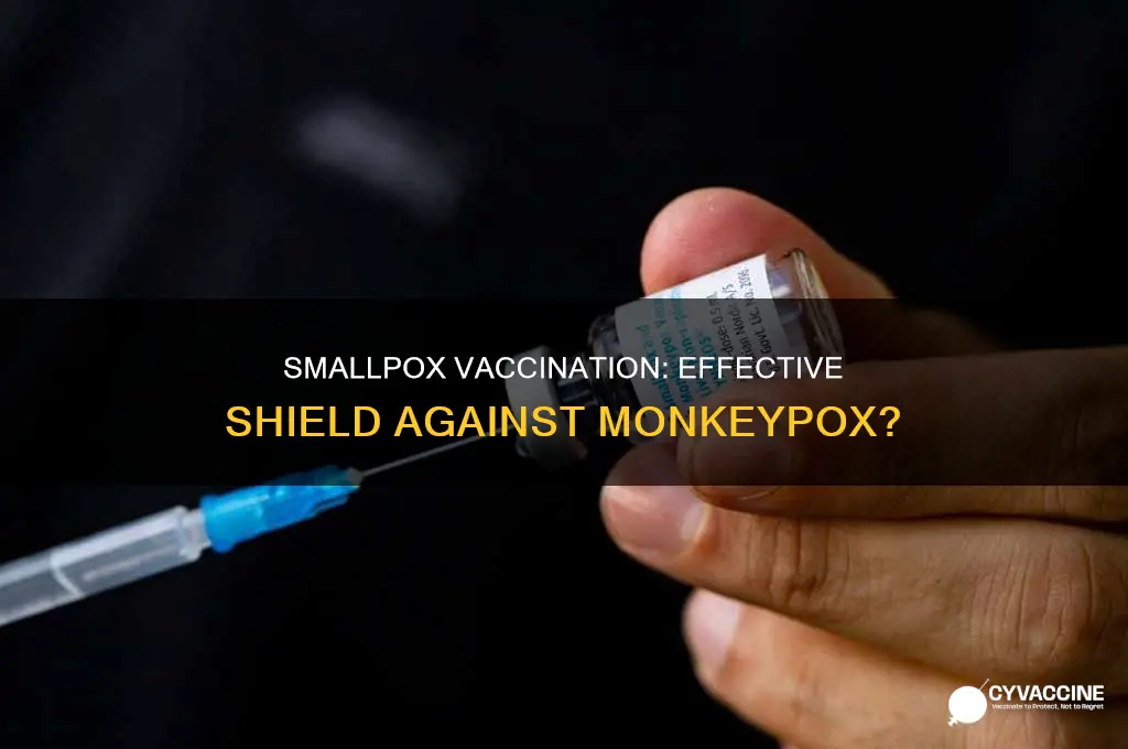 does smallpox vaccination protect you from monkey pox