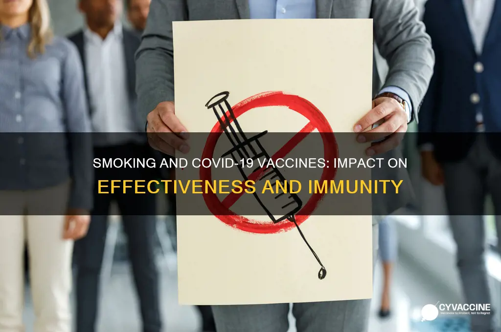 does smoking affect the coronavirus vaccine