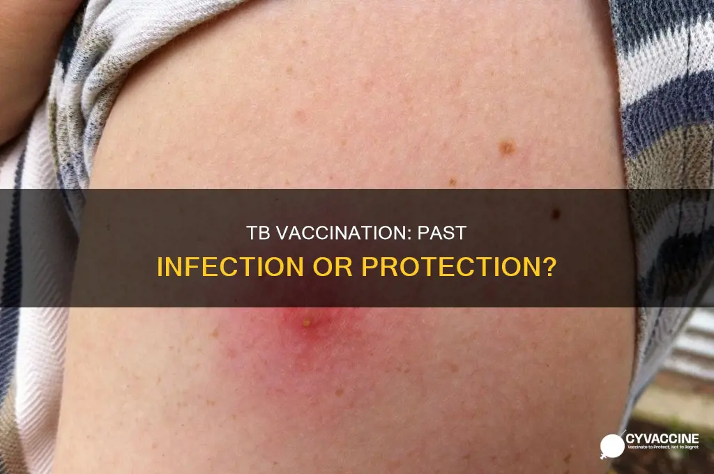does tb vaccination shows that if you had this disease