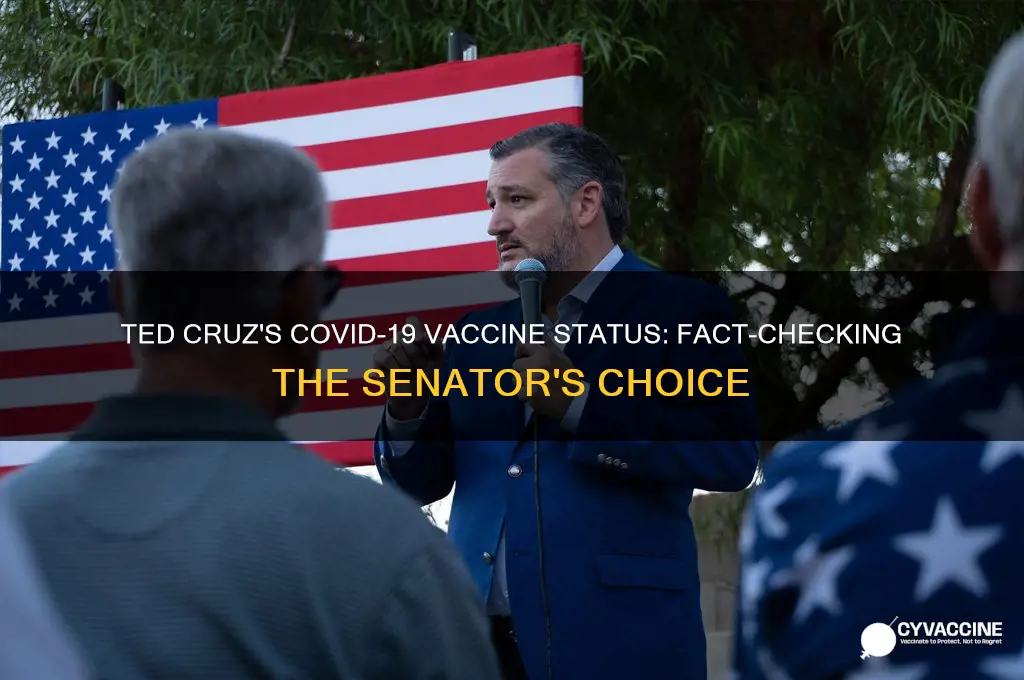 does ted cruz have the vaccine