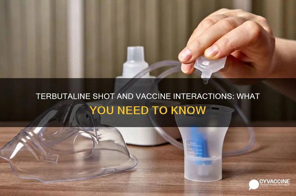 does terbutaline shot affect other vaccines