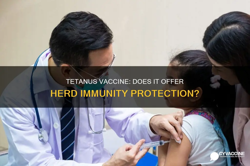 does tetanus vaccine provide herd immunity