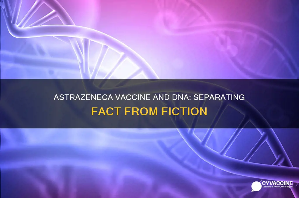 does the astrazeneca vaccine affect dna