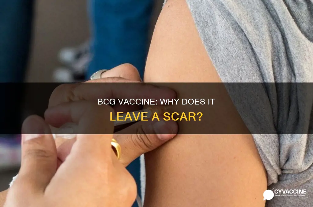 does the bcg vaccine always leave a scar