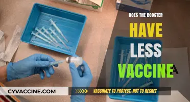 Booster Shots: Do They Contain Less Vaccine Than Initial Doses?