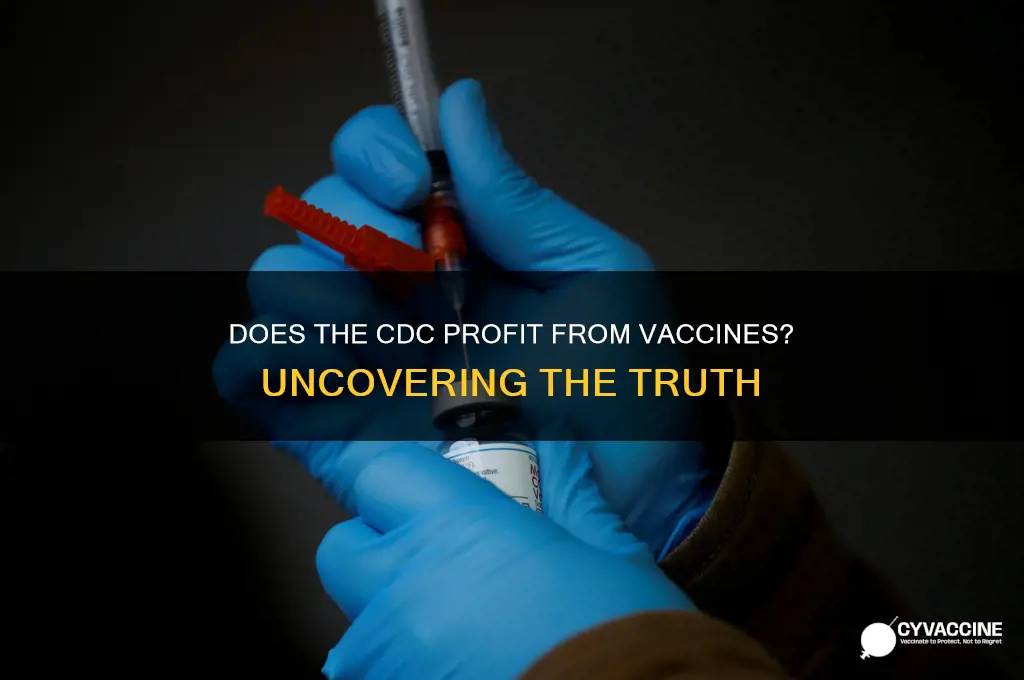 does the cdc profit from vaccines