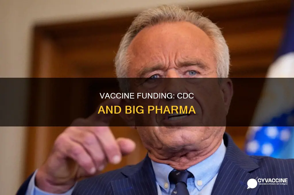 does the cdc receive funding from vaccine manufacturers