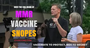 MMR Vaccine: CDC Warning or Misinformation?