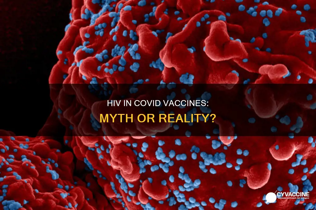 does the corona vaccine have hiv in it