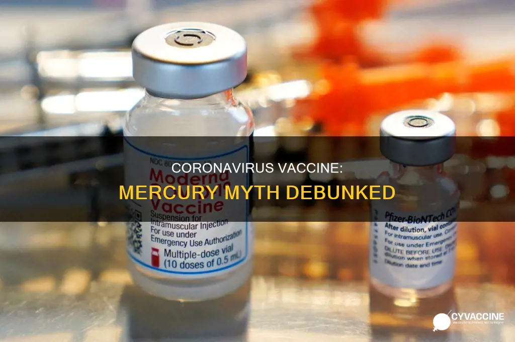 does the coronavirus vaccine have mercury in it