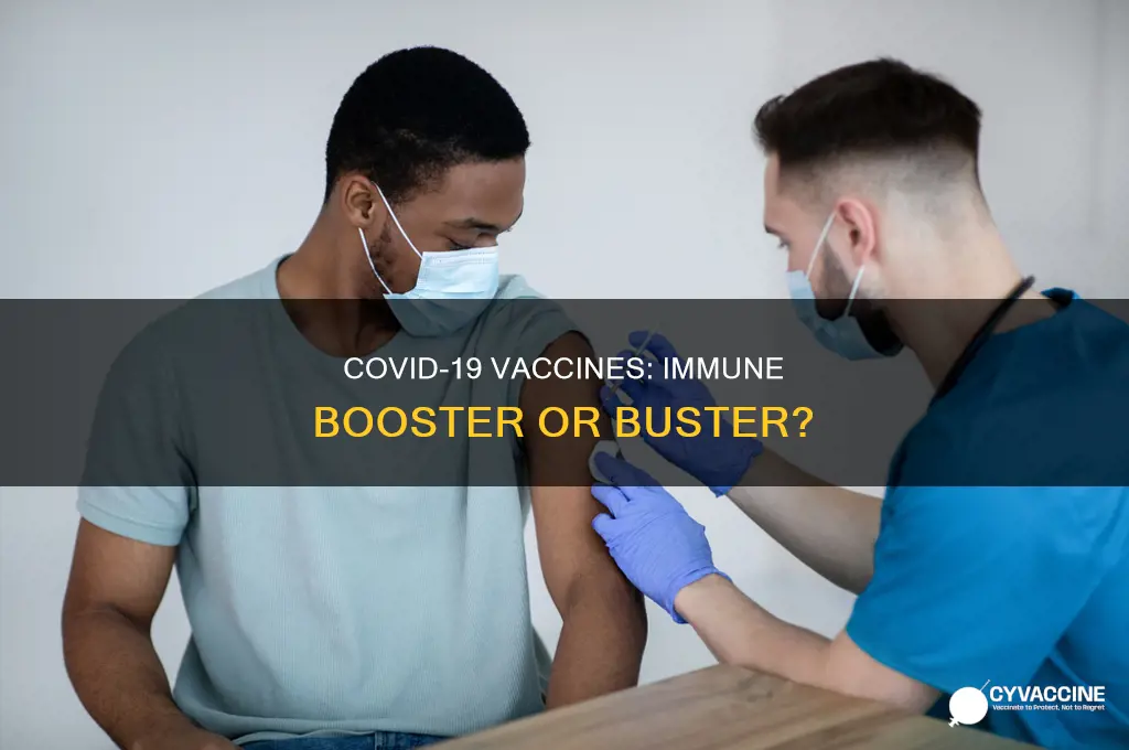 does the coronavirus vaccine lower your immune system