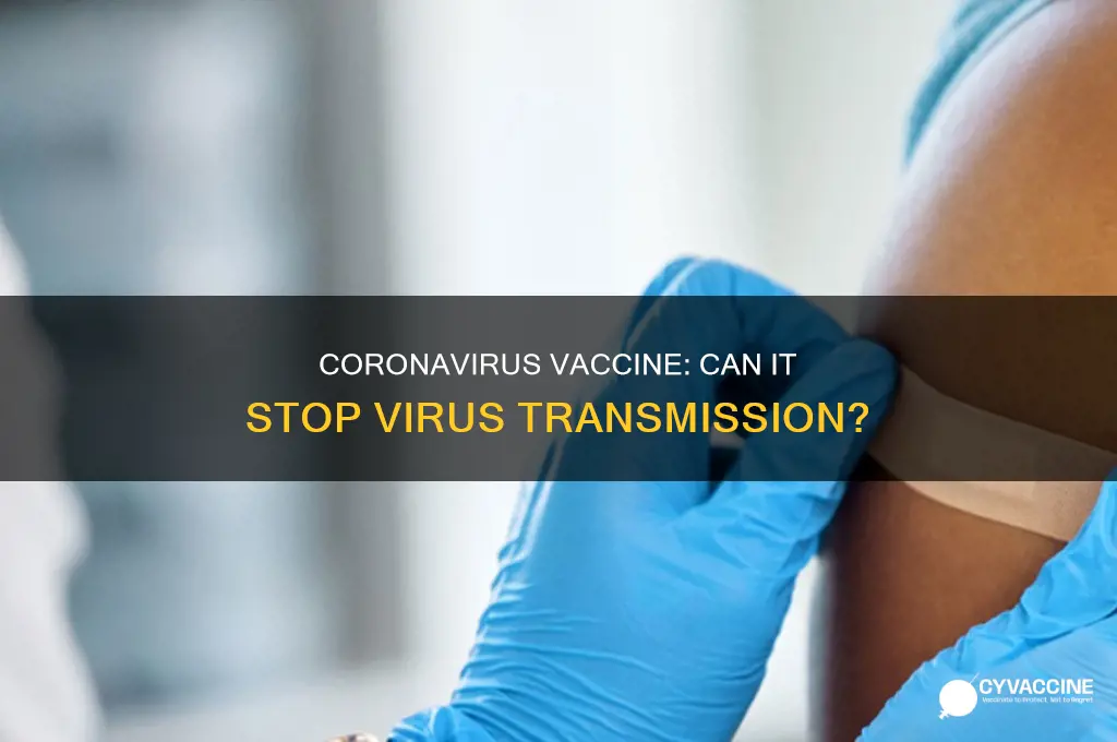 does the coronavirus vaccine prevent transmission of the virus