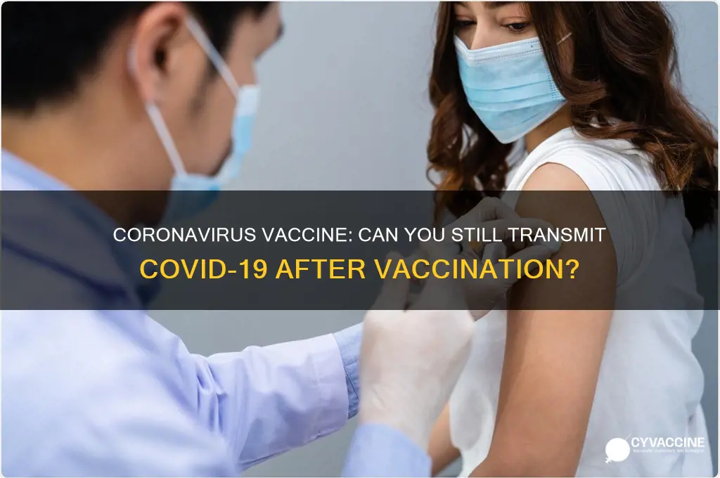 does the coronavirus vaccine stop you passing it on