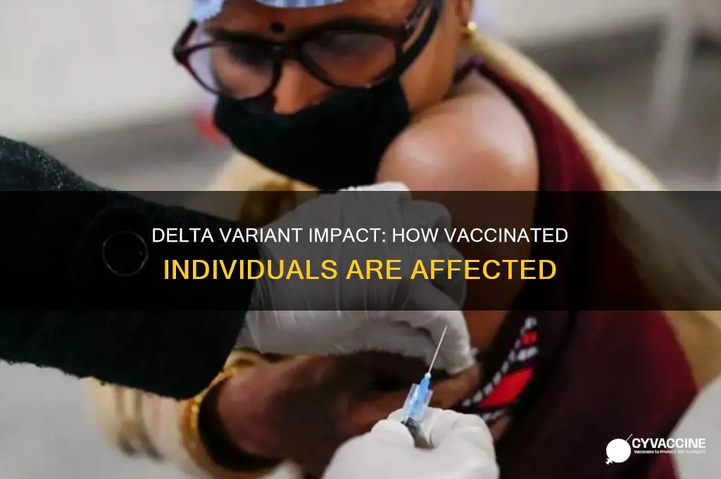 does the delta variant affect vaccinated