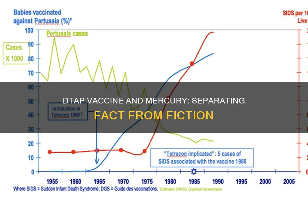 does the dtap vaccine contain mercury