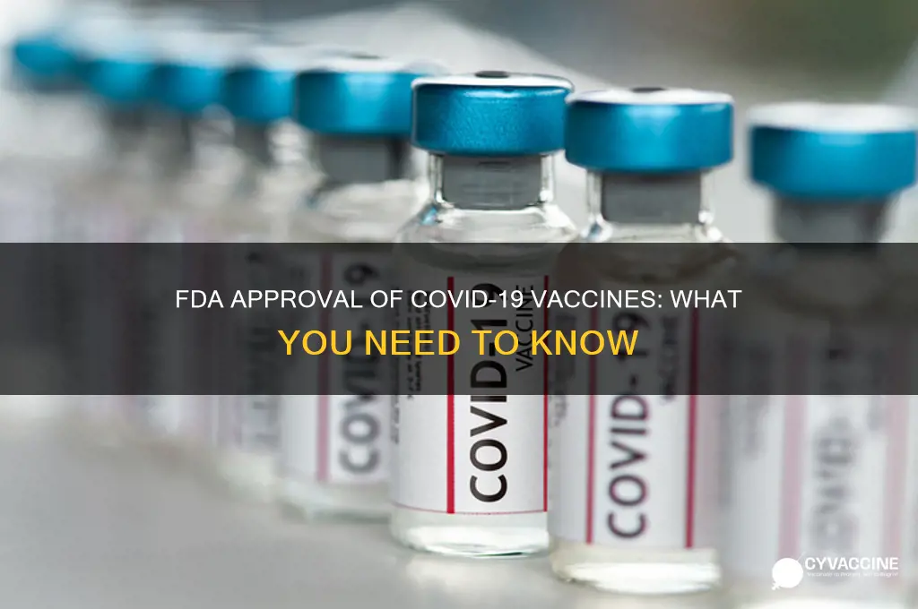 does the fda approve corona vaccine