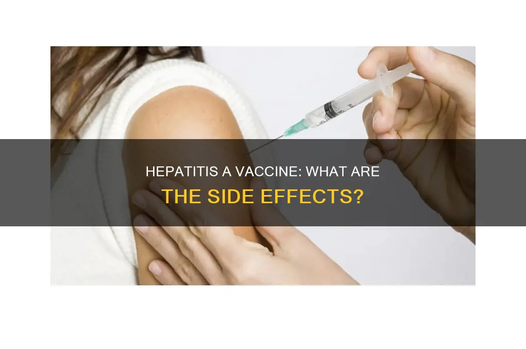 does the hepatitis a vaccine have negative reactions