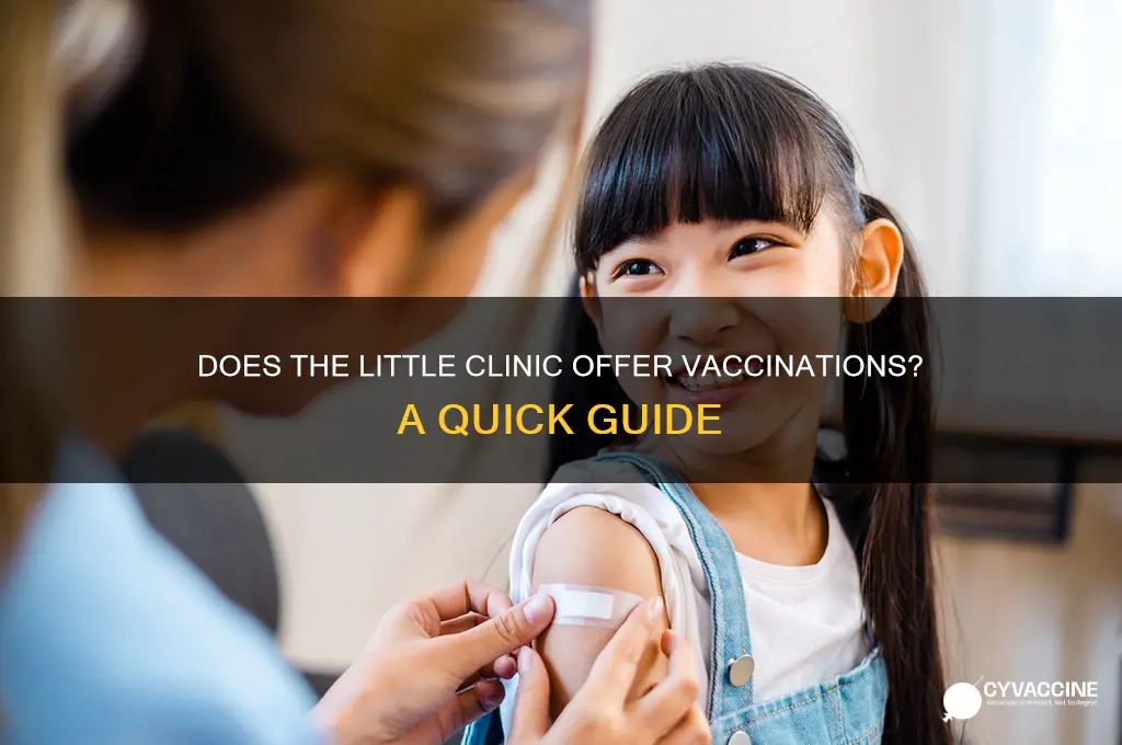 does the little clinic do vaccinations