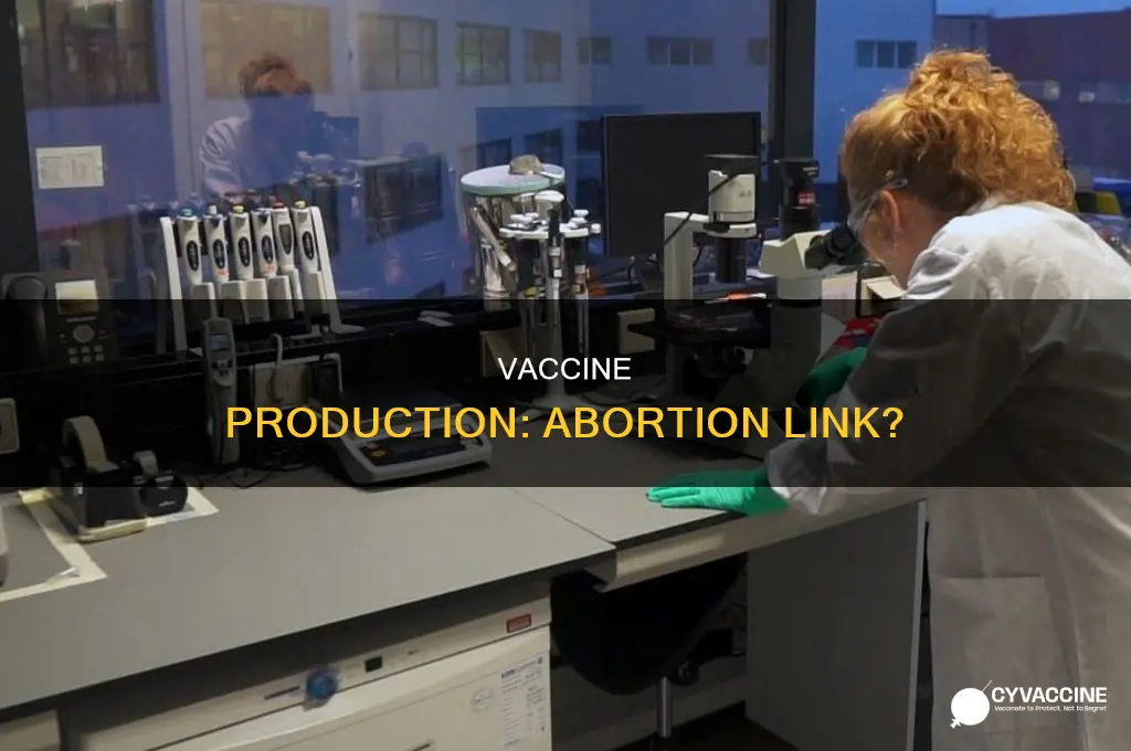 does the making of vaccinations contribute to abortions