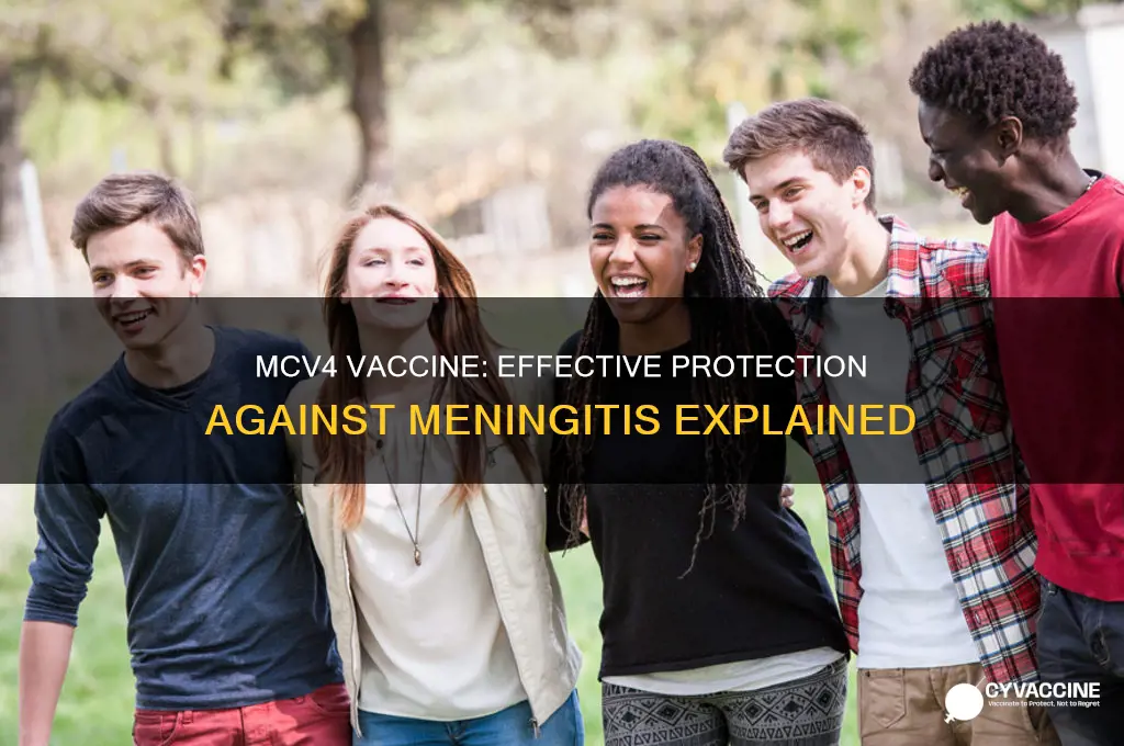 does the mcv4 vaccine prevent meningisit