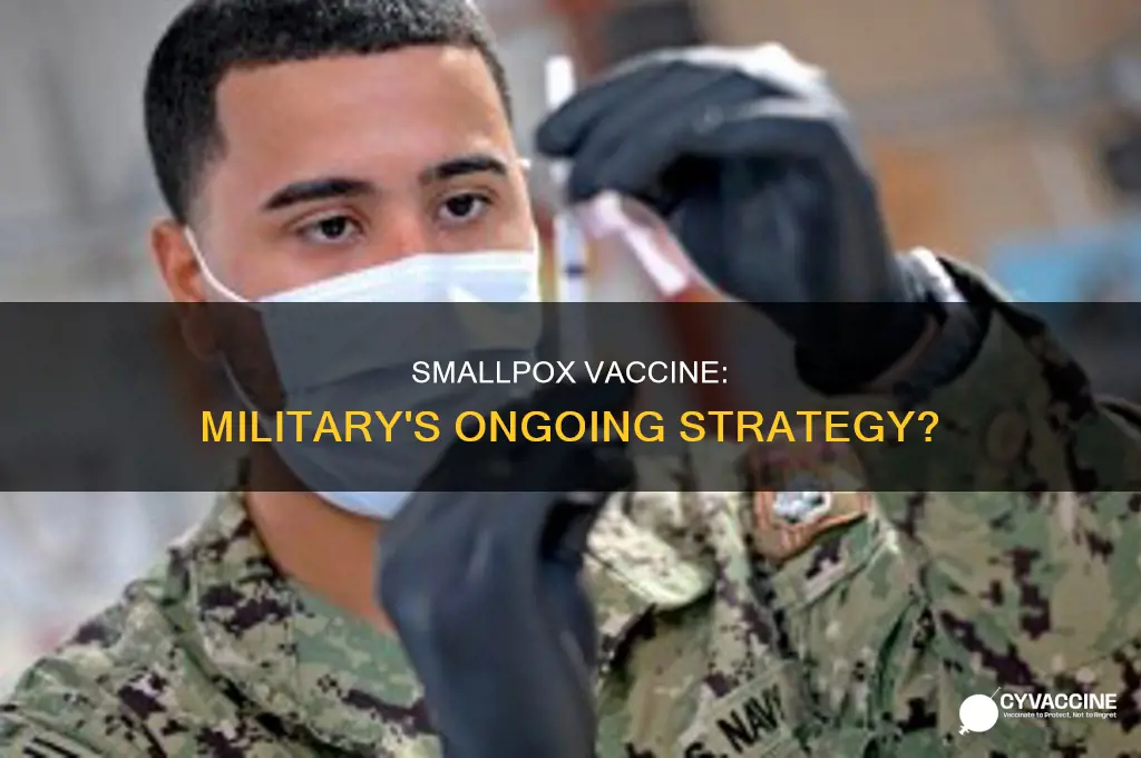 does the military still do the smallpox vaccine